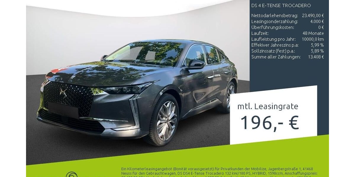 DS Automobiles DS4 31.405 km 23.490 &euro; Borken 46325