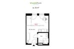 Etagenwohnung Bochum Laer - 1 Zimmer, 27 m&sup2;, 490&euro; | Angebot:24473990