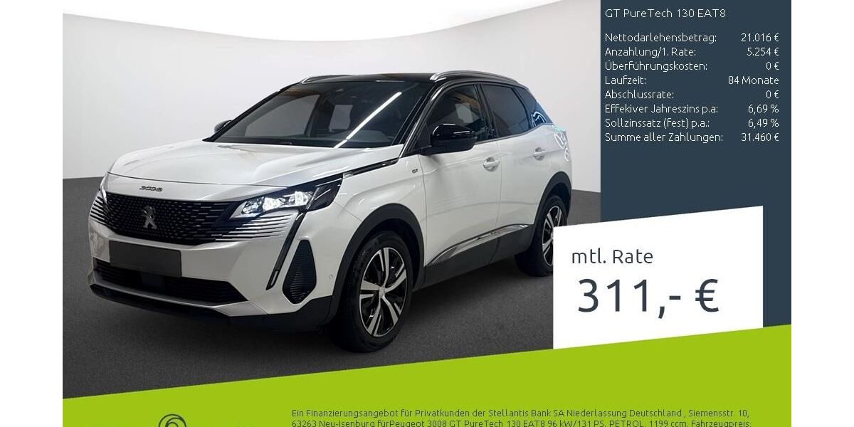 Peugeot 3008 30.901 km 26.270 &euro; Dülmen 48249