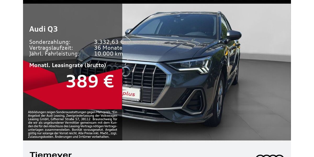 Audi Q3 42.233 km 34.390 &euro; Dorsten 46284