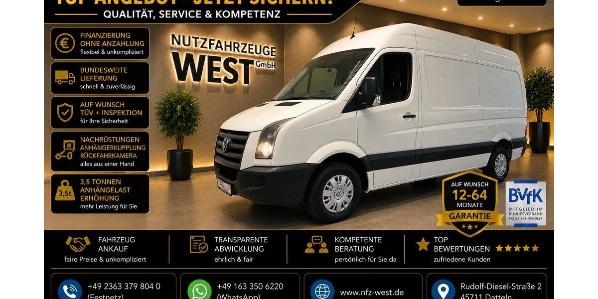 VW Crafter 115.000 km 14.990 &euro; Datteln 45711