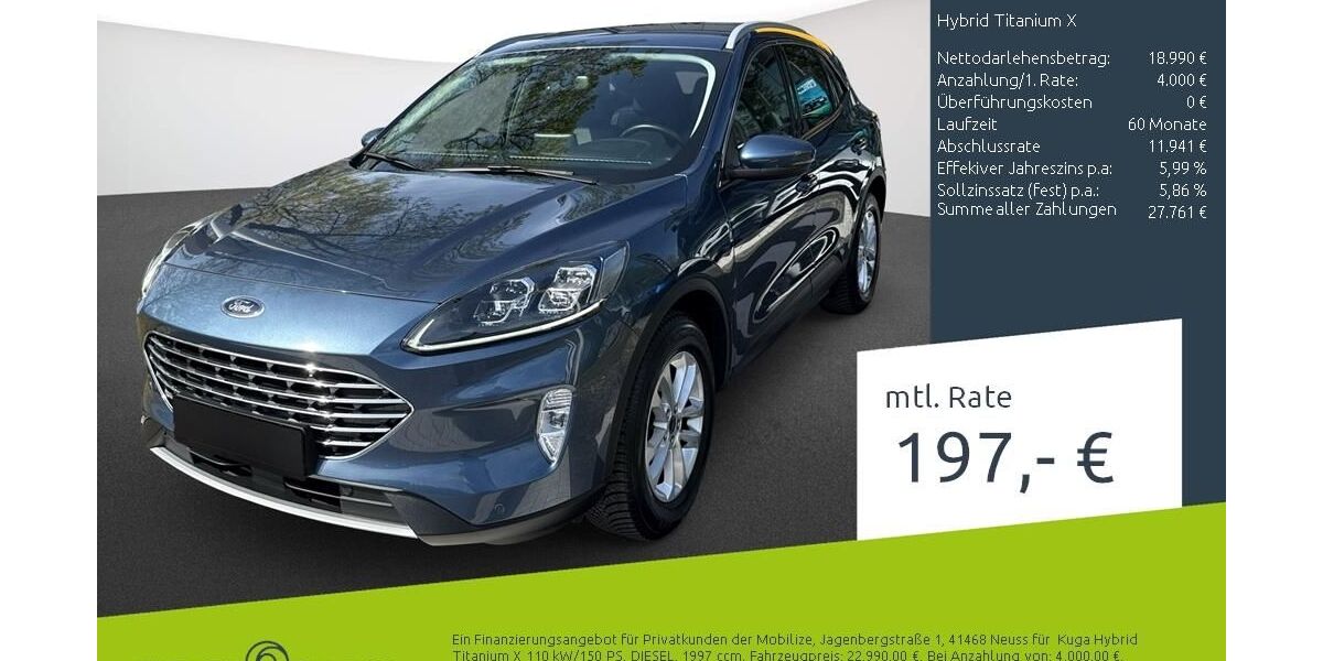 Ford Kuga 50.083 km 22.490 &euro; Borken 46325
