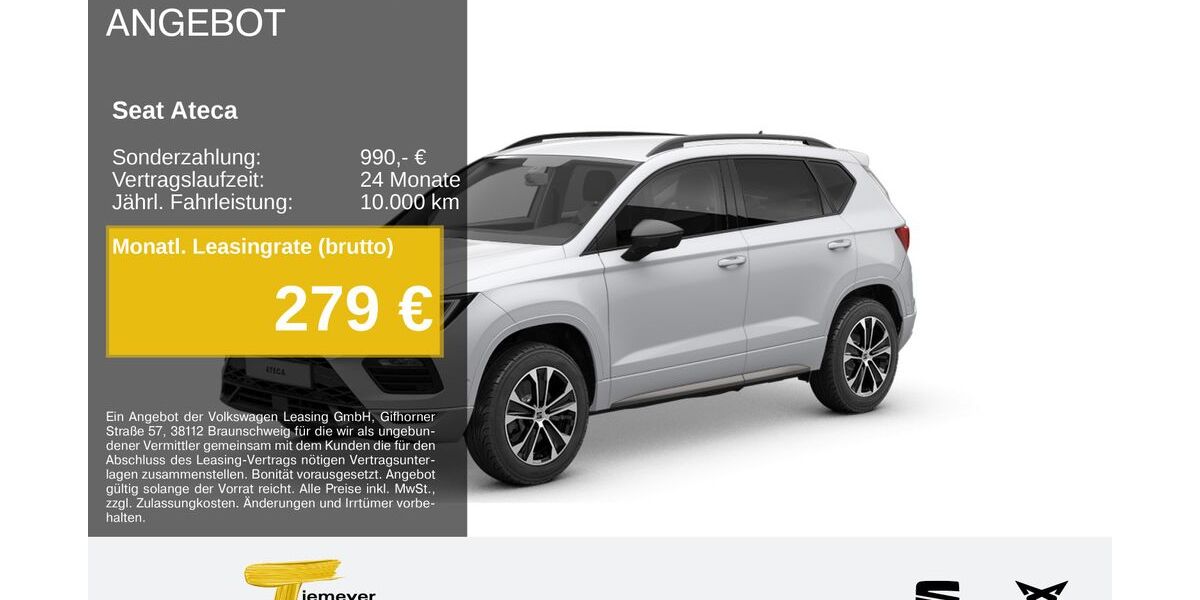Seat Ateca 16.368 km 33.610 &euro; Bochum 44809