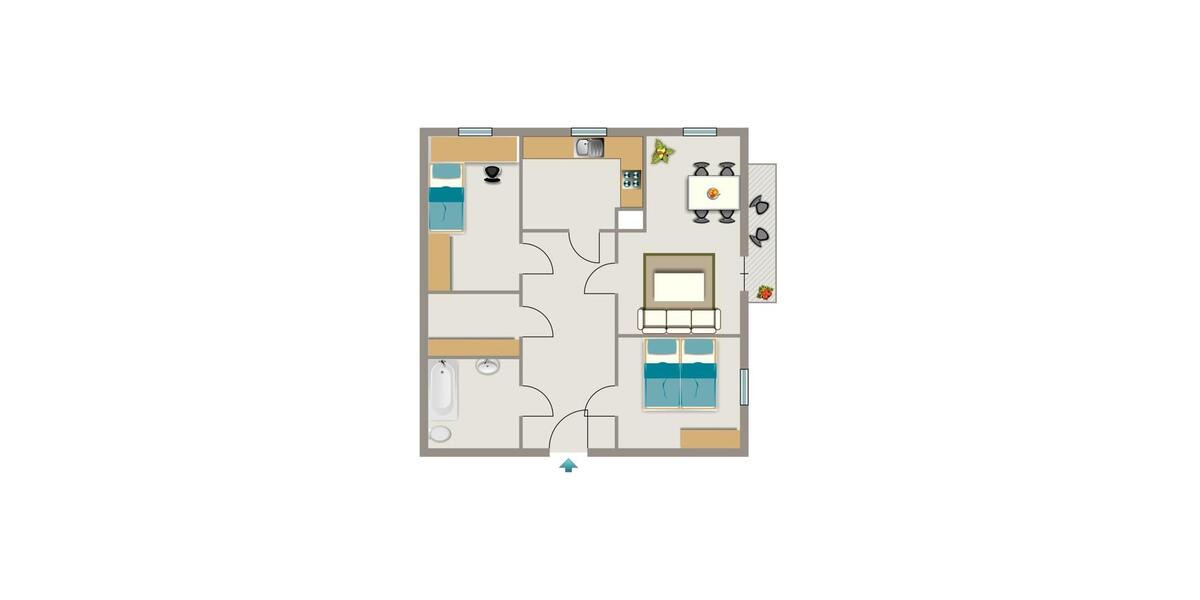 Erdgeschoßwohnung Oer-Erkenschwick Erkenschwick - 3.5 Zimmer, 70 m&sup2;, 560&euro; | Angebot:26470251