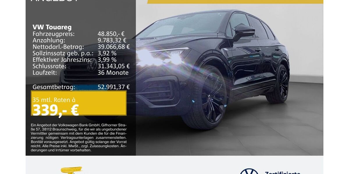 VW Touareg 70.315 km 47.850 &euro; Herne 44653
