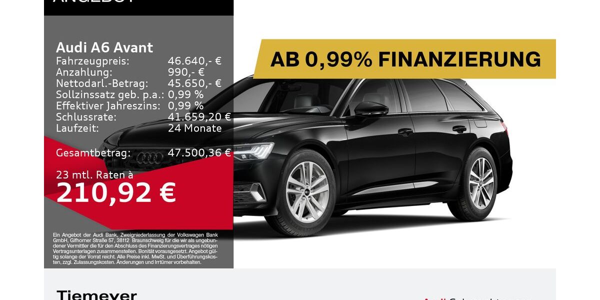 Audi A6 12.593 km 46.640 &euro; Bochum 44809