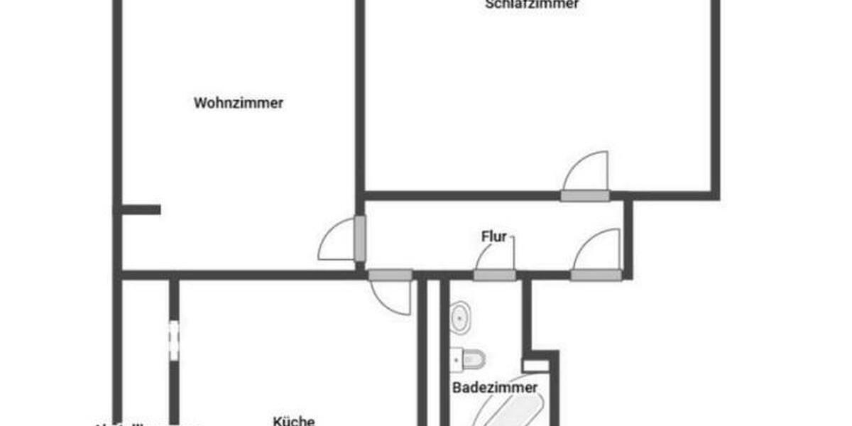 Dachgeschoßwohnung Gelsenkirchen Resse - 2.5 Zimmer, 64 m&sup2;, 530&euro; | Angebot:26218762