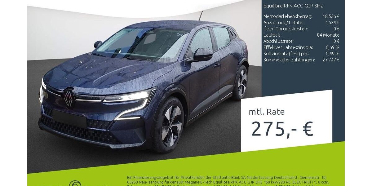 Renault Megane 34.180 km 22.880 &euro; Borken 46325