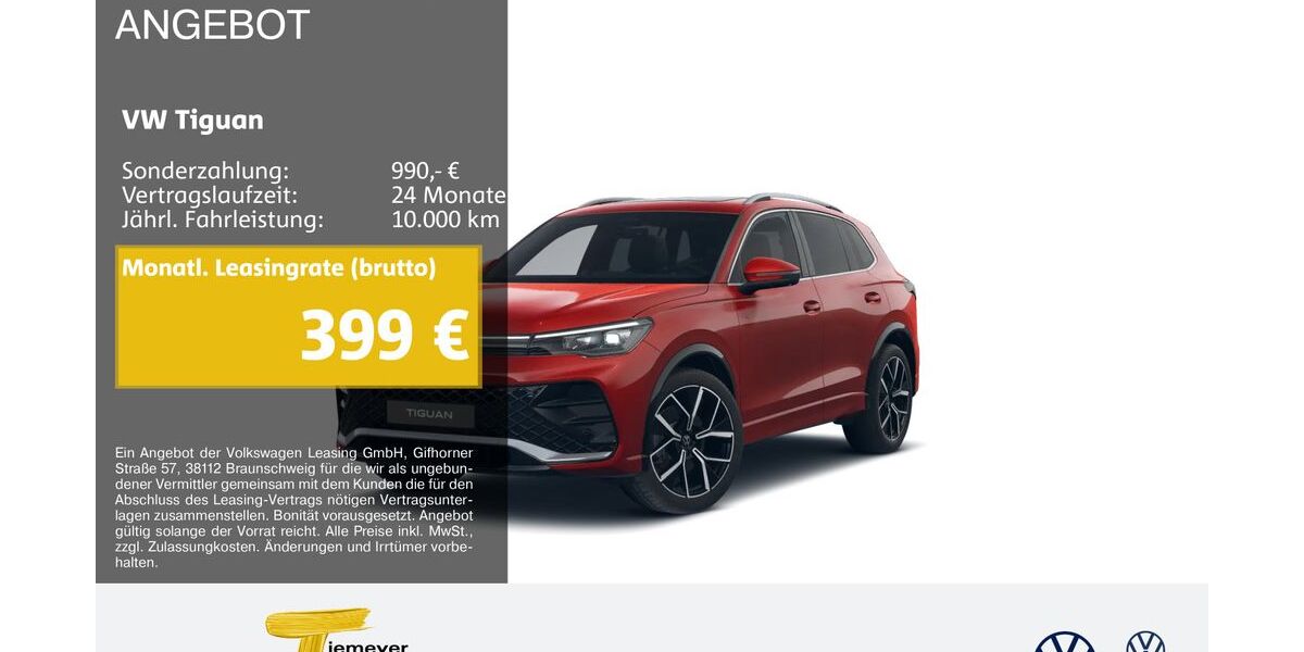 VW Tiguan 5.895 km 47.990 &euro; Marl 45770