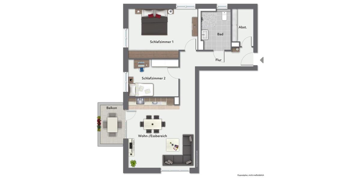 Etagenwohnung Oer-Erkenschwick Erkenschwick - 3 Zimmer, 88 m&sup2;, 1.050&euro; | Angebot:26455665