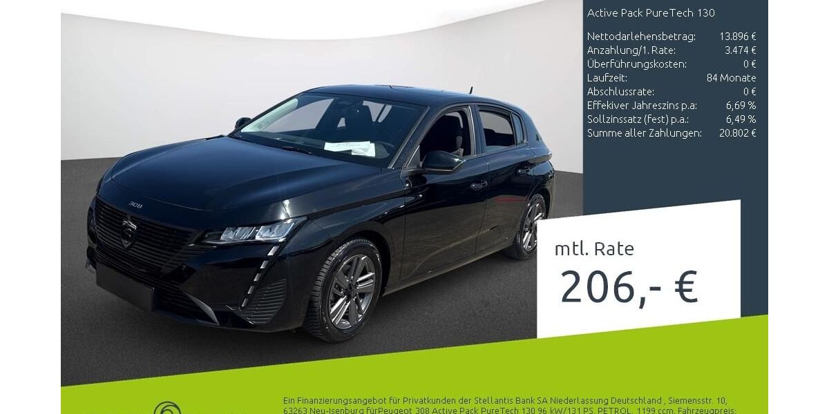 Peugeot 308 20.130 km 17.370 &euro; Dülmen 48249