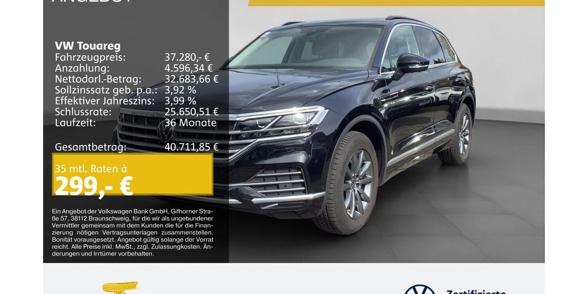 VW Touareg 100.046 km 37.280 &euro; Oberhausen 46047