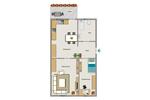 Erdgeschoßwohnung Bochum Bochum-Südwest - 2.5 Zimmer, 49 m&sup2;, 433&euro; | Angebot:26402525