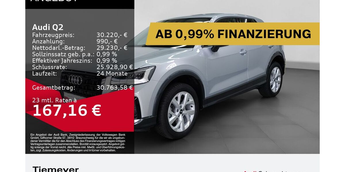 Audi Q2 25.109 km 30.220 &euro; Bochum 44809