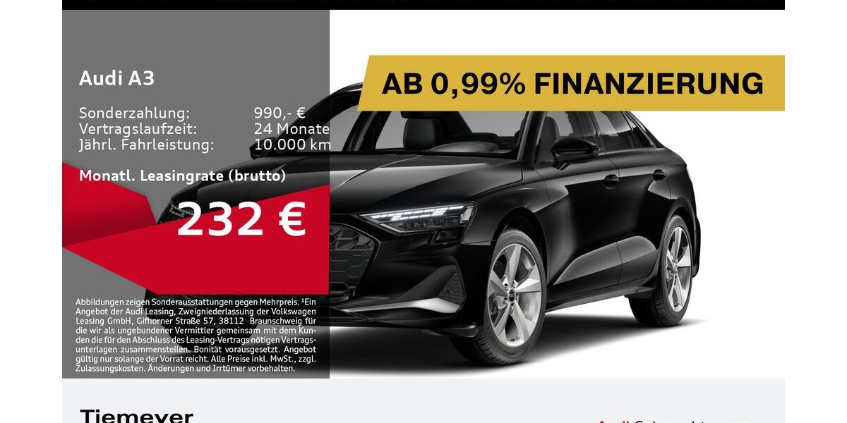 Audi A3 27.558 km 30.290 &euro; Dorsten 46284