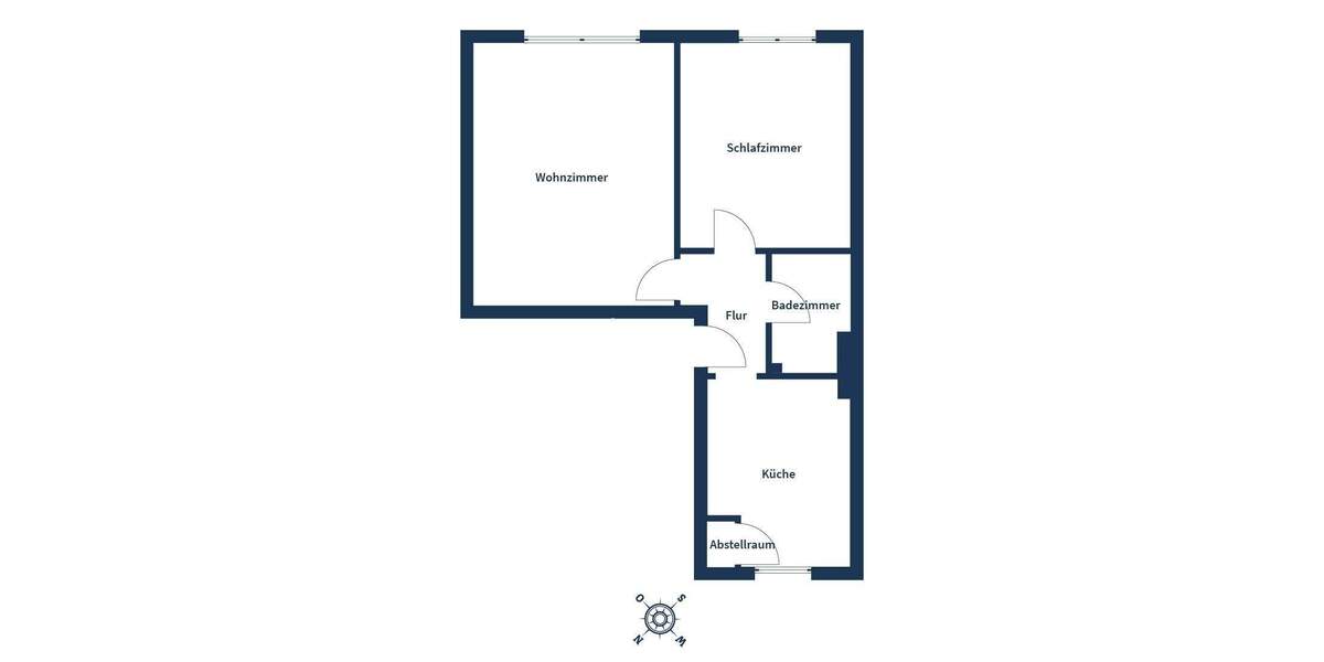 Etagenwohnung Essen Westviertel - 2 Zimmer, 50 m&sup2;, 145.000&euro; | Angebot:25677535