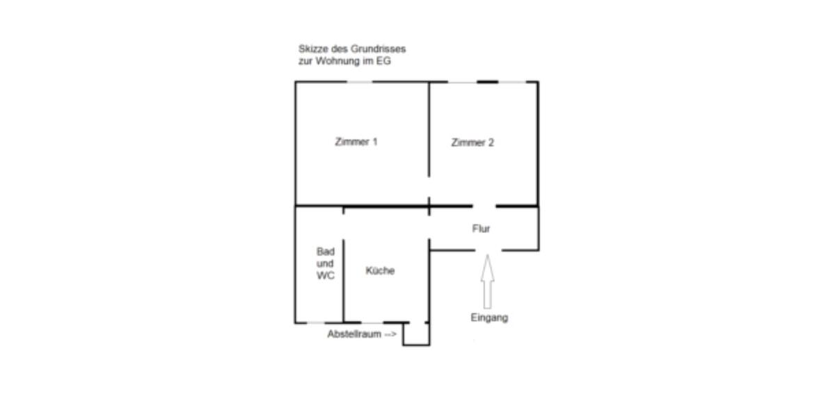 Erdgeschoßwohnung Recklinghausen Grullbad - 2 Zimmer, 52 m&sup2;, 350&euro; | Angebot:27566233