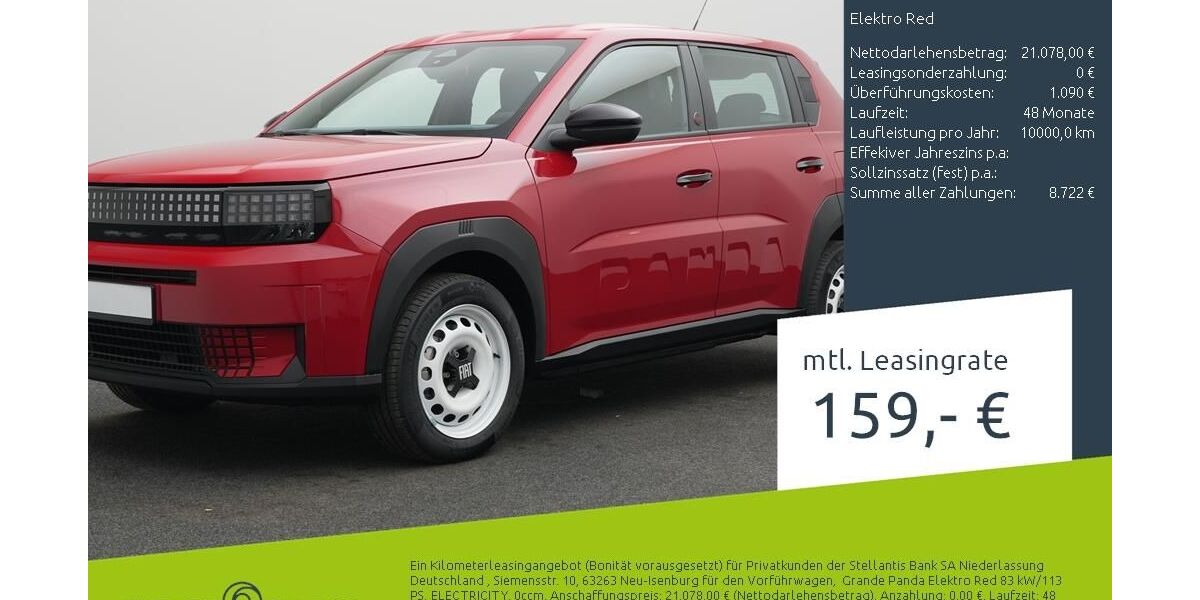 Fiat Grande Panda 2.500 km 19.780 &euro; Borken 46325