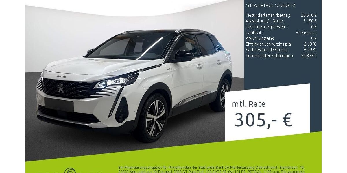 Peugeot 3008 30.901 km 25.750 &euro; Dülmen 48249