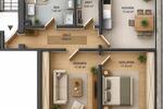 Dachgeschoßwohnung Gelsenkirchen Gelsenkirchen-Mitte - 3.5 Zimmer, 71 m&sup2;, 485&euro; | Angebot:27619587
