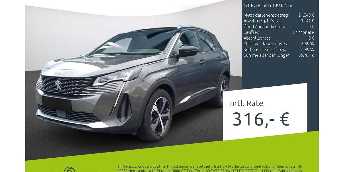 Peugeot 3008 28.460 km 30.490 &euro; Dülmen 48249