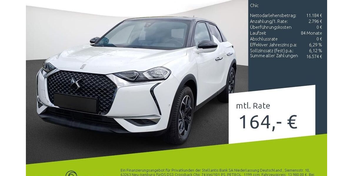 DS Automobiles DS3 Crossback 64.203 km 13.220 &euro; Borken 46325