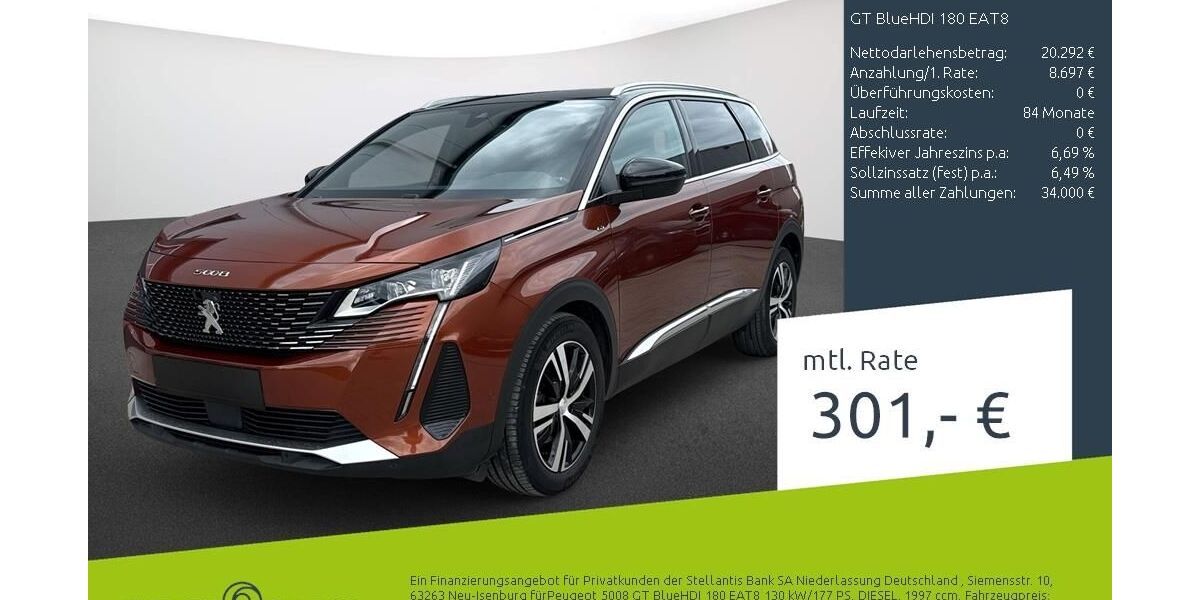 Peugeot 5008 65.440 km 28.485 &euro; Dülmen 48249