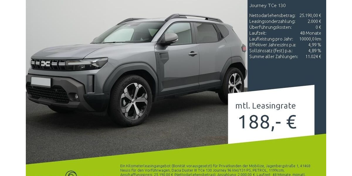 Dacia Duster 1.500 km 24.940 &euro; Borken 46325
