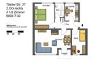Etagenwohnung Gelsenkirchen Erle - 3.5 Zimmer, 67 m&sup2;, 449&euro; | Angebot:25796692
