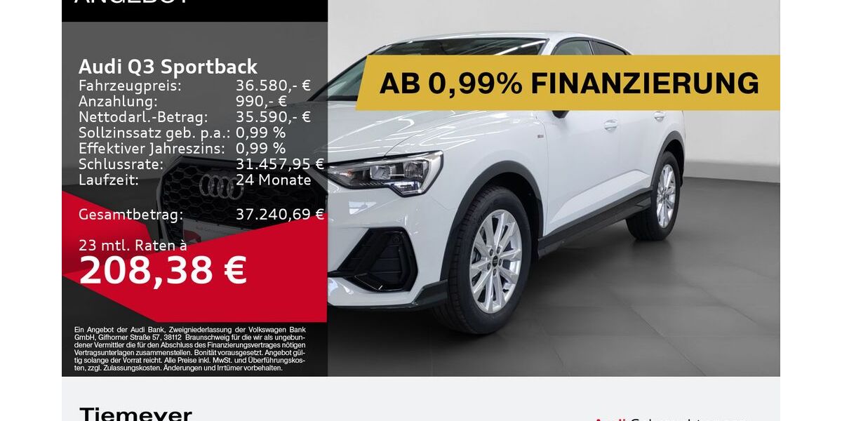 Audi Q3 6.830 km 36.280 &euro; Bochum 44809