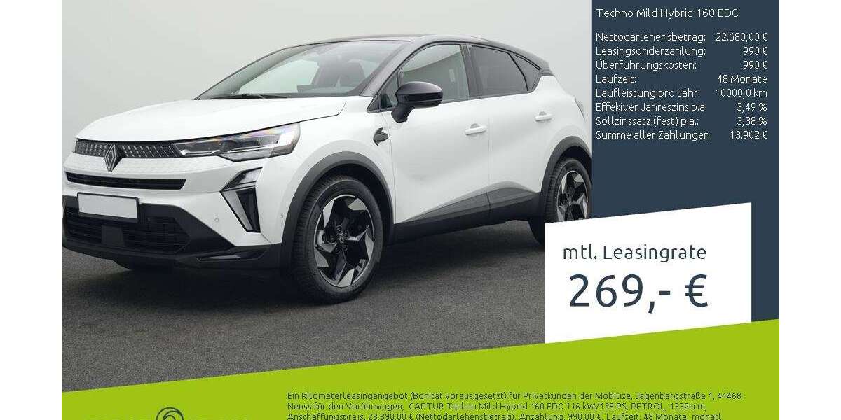 Renault Captur 4.000 km 22.680 &euro; Borken 46325