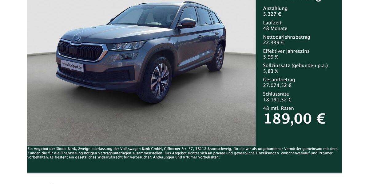 Skoda Kodiaq 96.630 km 25.777 &euro; Dortmund 44309