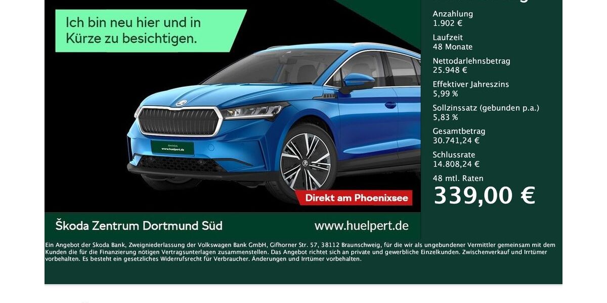Skoda Enyaq 29.816 km 27.850 &euro; Dortmund 44269