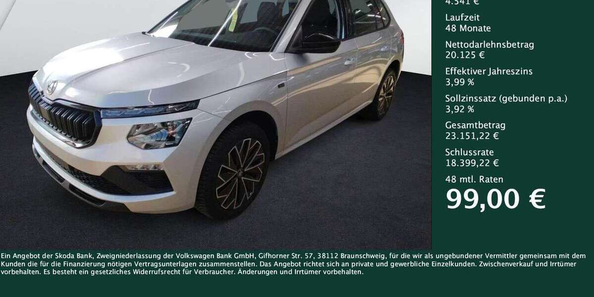 Skoda Kamiq 22.101 km 24.591 &euro; Dortmund 44269