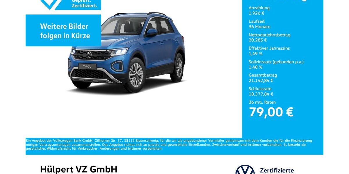 VW T-Roc 7.721 km 22.211 &euro; Dortmund 44379
