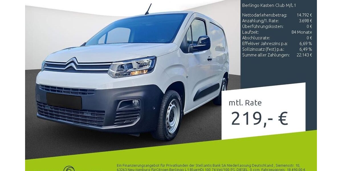 Citroen Berlingo 26.900 km 18.489 &euro; Dülmen 48249