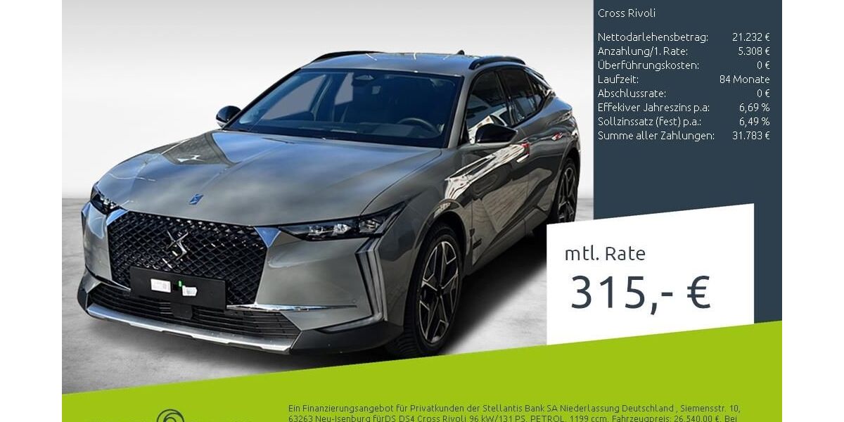 DS Automobiles DS4 27.691 km 26.540 &euro; Dülmen 48249