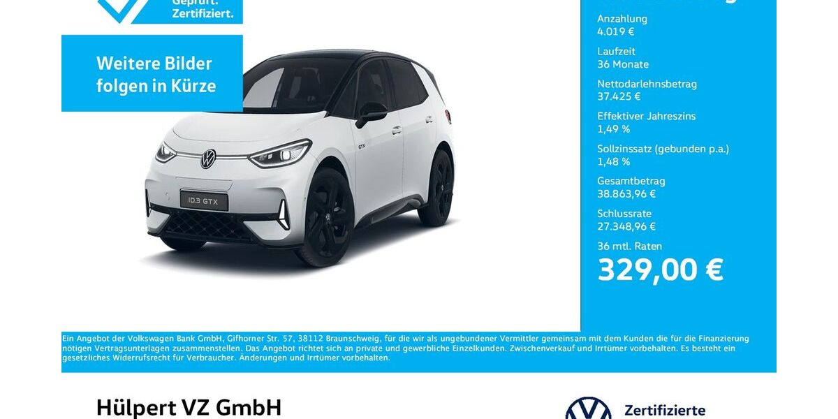 VW ID.3 16.515 km 41.311 &euro; Dortmund 44141