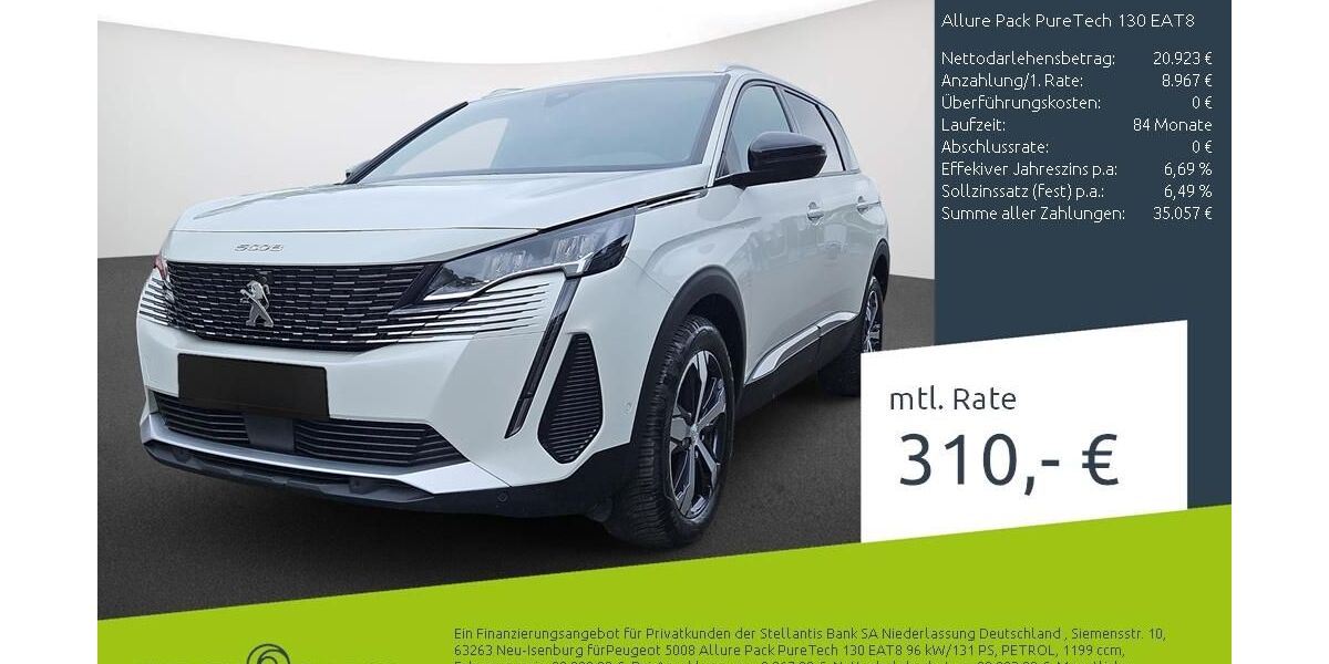 Peugeot 5008 46.610 km 29.890 &euro; Dülmen 48249