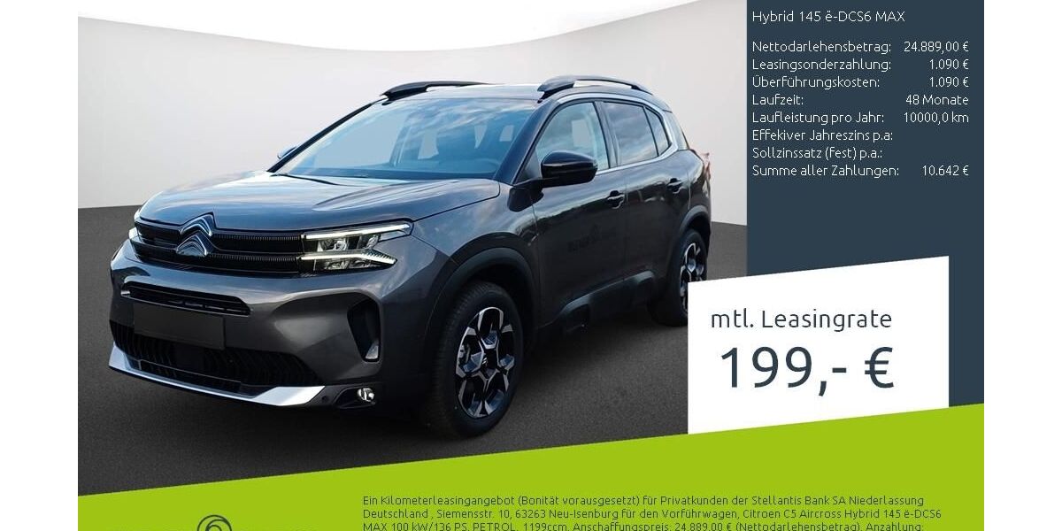 Citroen C5 Aircross 11.063 km 24.489 &euro; Dortmund 44263