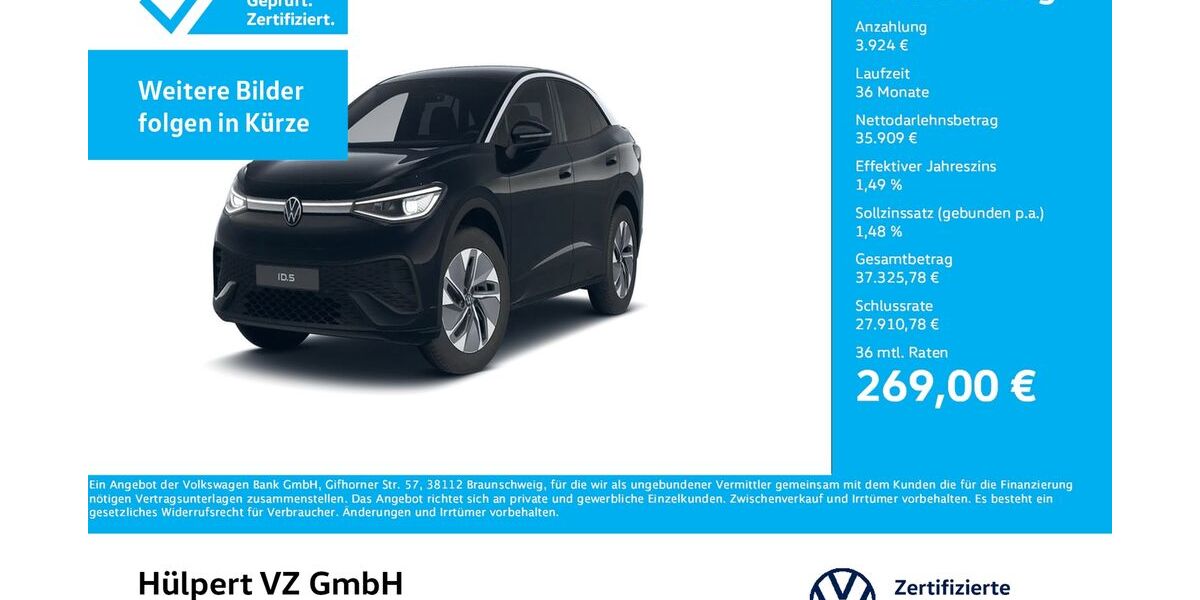 VW ID.5 7.629 km 39.833 &euro; Dortmund 44141