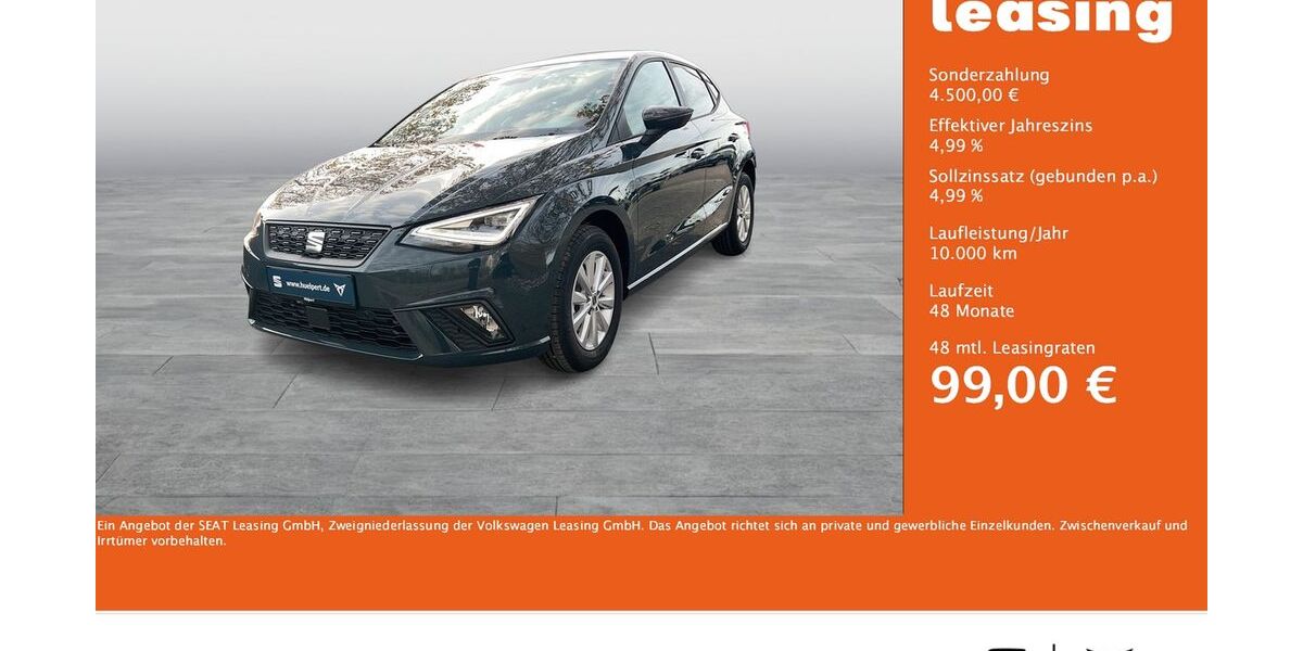 Seat Ibiza 1.990 km 21.770 &euro; Dortmund 44269