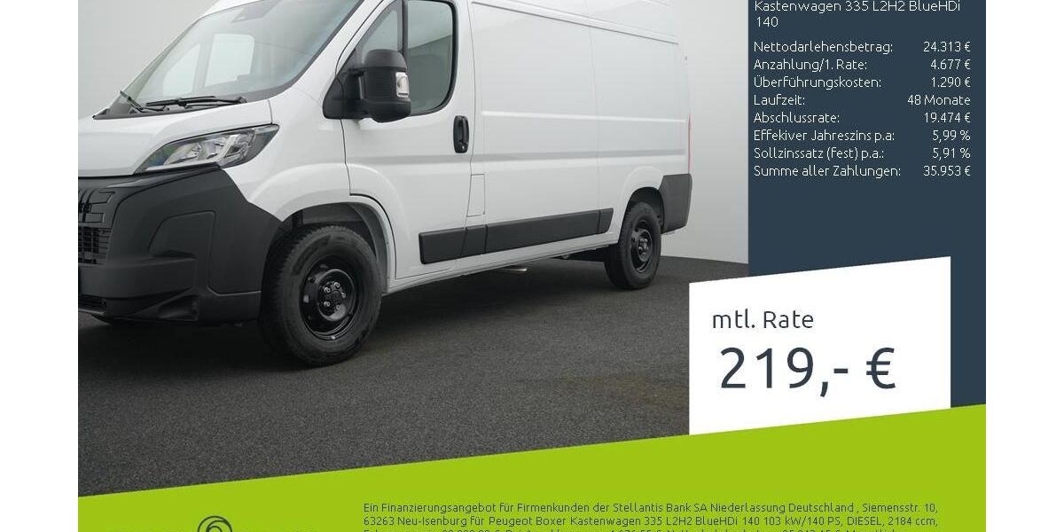 Peugeot Boxer 1.500 km 28.990 &euro; Borken 46325
