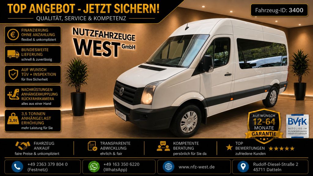 VW Crafter 190.000 km 17.990 &euro; Datteln 45711