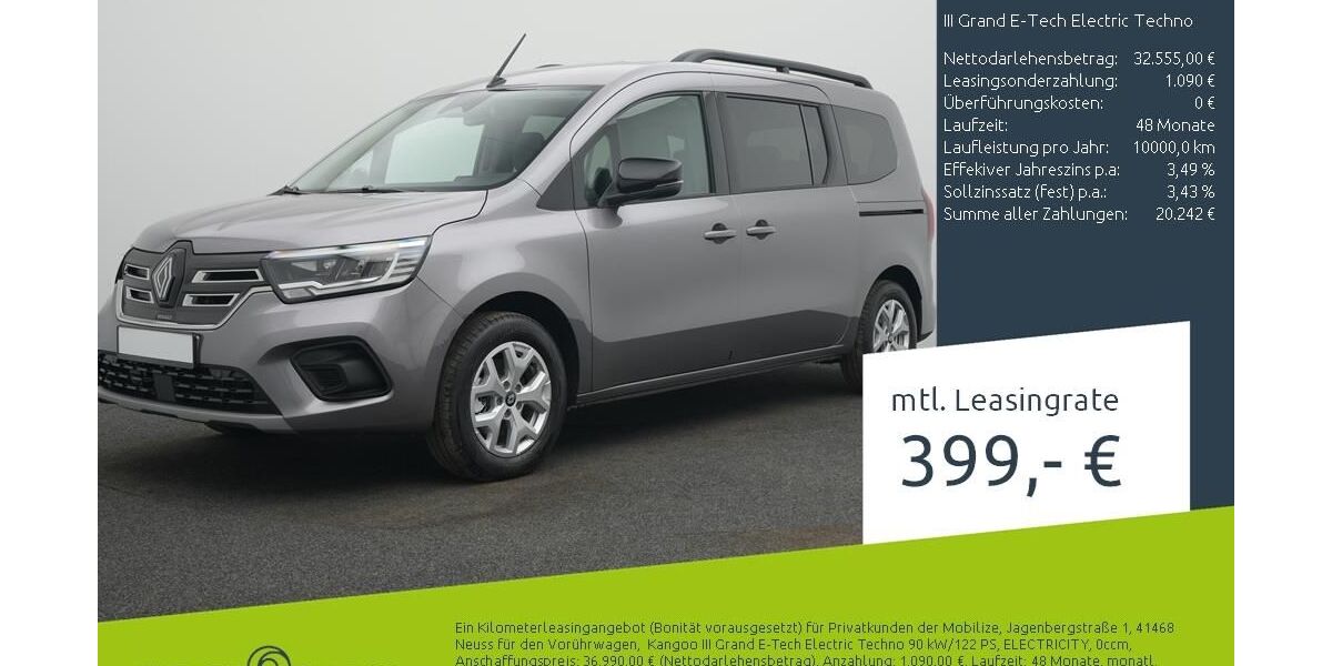 Renault Kangoo 1.500 km 29.360 &euro; Borken 46325