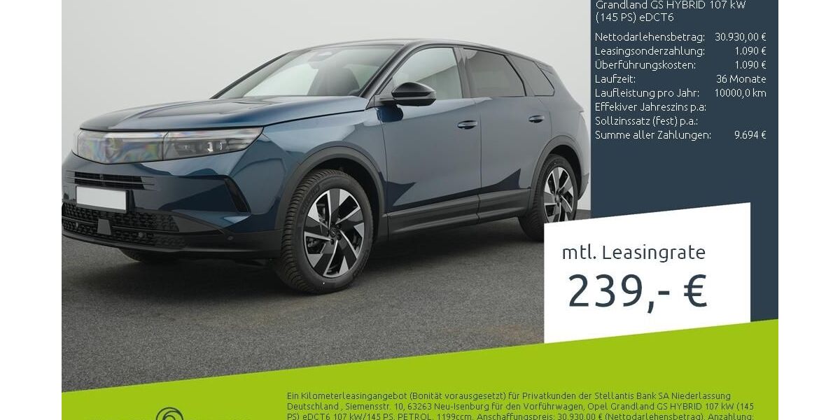 Opel Grandland (X) 5.000 km 30.780 &euro; Borken 46325
