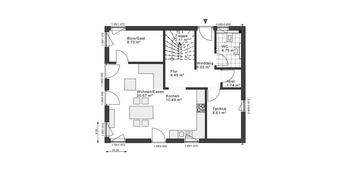 Einfamilienhaus Selm - 4 Zimmer, 140 m&sup2;, 1.650&euro; | Angebot:26395182
