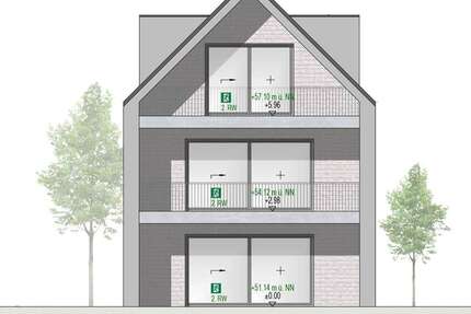Wohnung Borken - 3 Zimmer, 106 m&sup2;, 1.450&euro; | Angebot:26975395