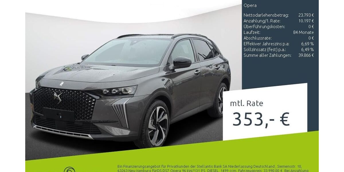 DS Automobiles DS7 (Crossback) 38.021 km 33.990 &euro; Dülmen 48249