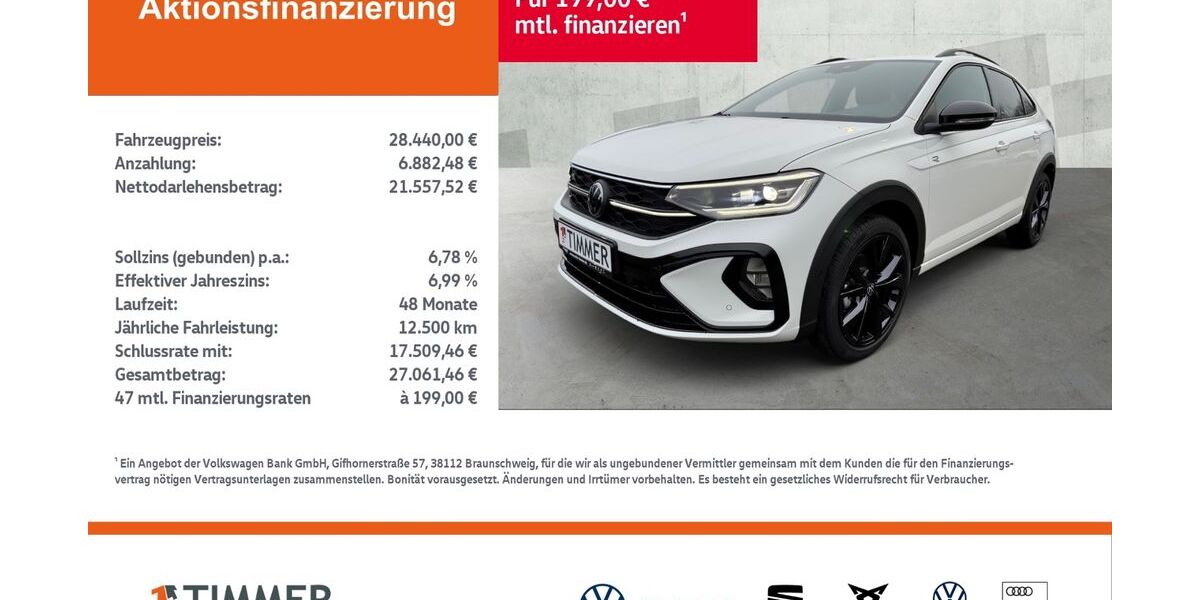VW Taigo 6.999 km 27.980 &euro; Dülmen 48249